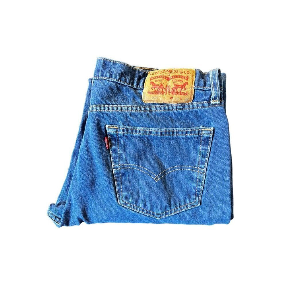 Levi's 514 Men's  Stretch Straight-Fit Jeans W34 L32 Made in Poland